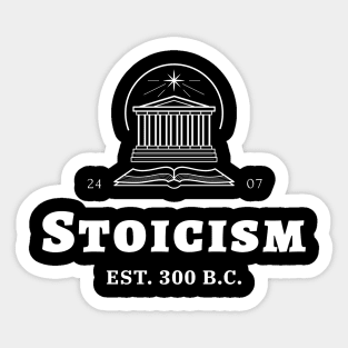 Stoicism Classic Sticker